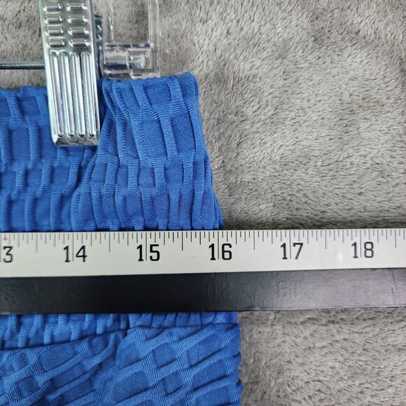 Womens Blue High-Waisted Textured Butt Shaping Leggings Size XL - Picture 8 of 11